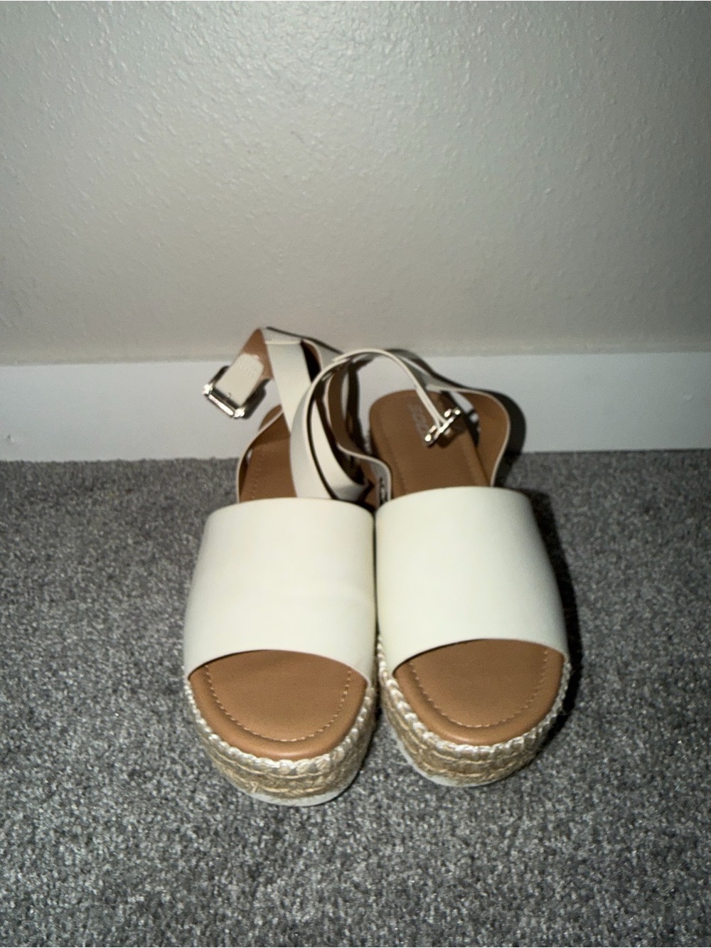 Soda Cream Espadrille Platform Sandals